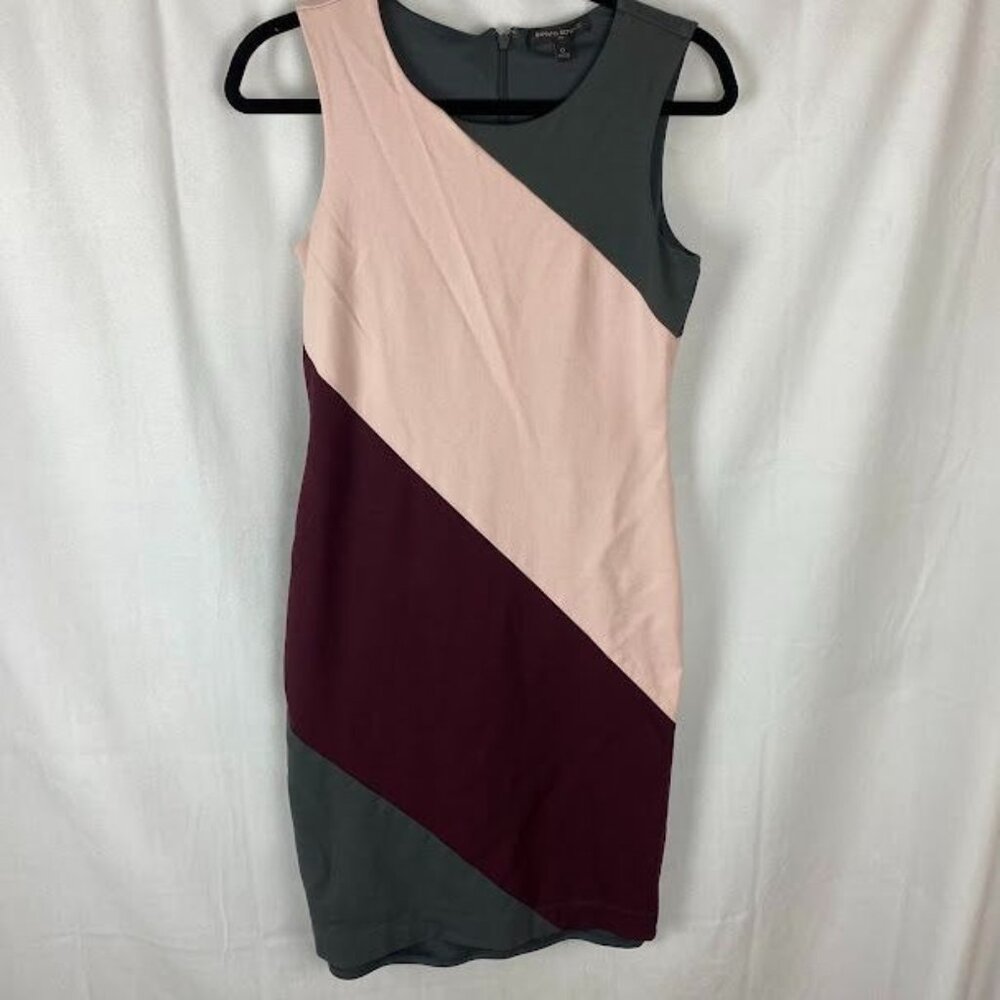 Banana Republic Striped Sleeveless Sheath Dress Women's Size 0